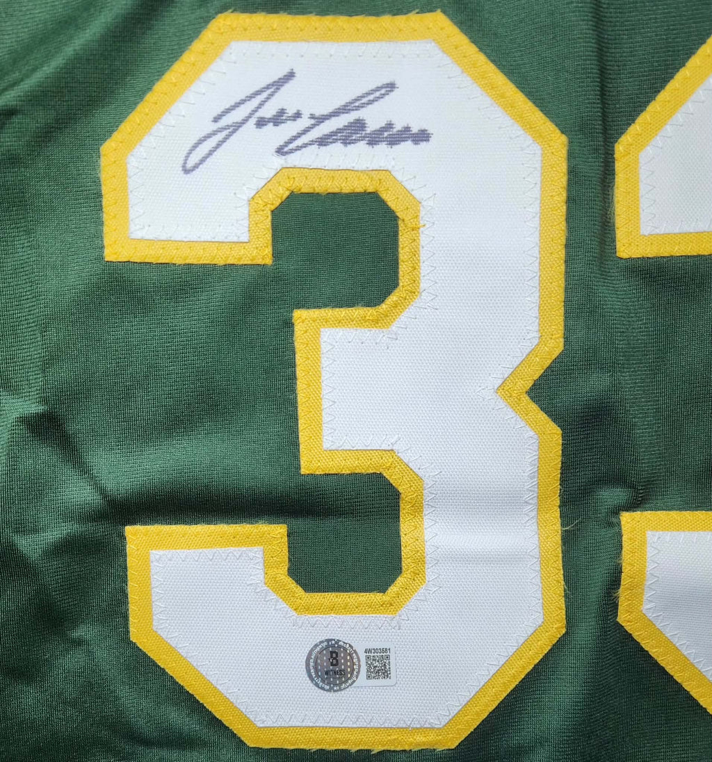 Jose Canseco Throwback Oakland Athletics Autographed Custom Stitched Jersey – Beckett