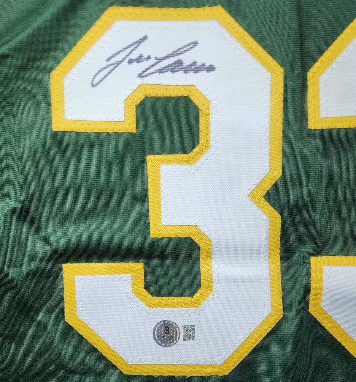 Jose Canseco Throwback Oakland Athletics Autographed Custom Stitched Jersey – Beckett