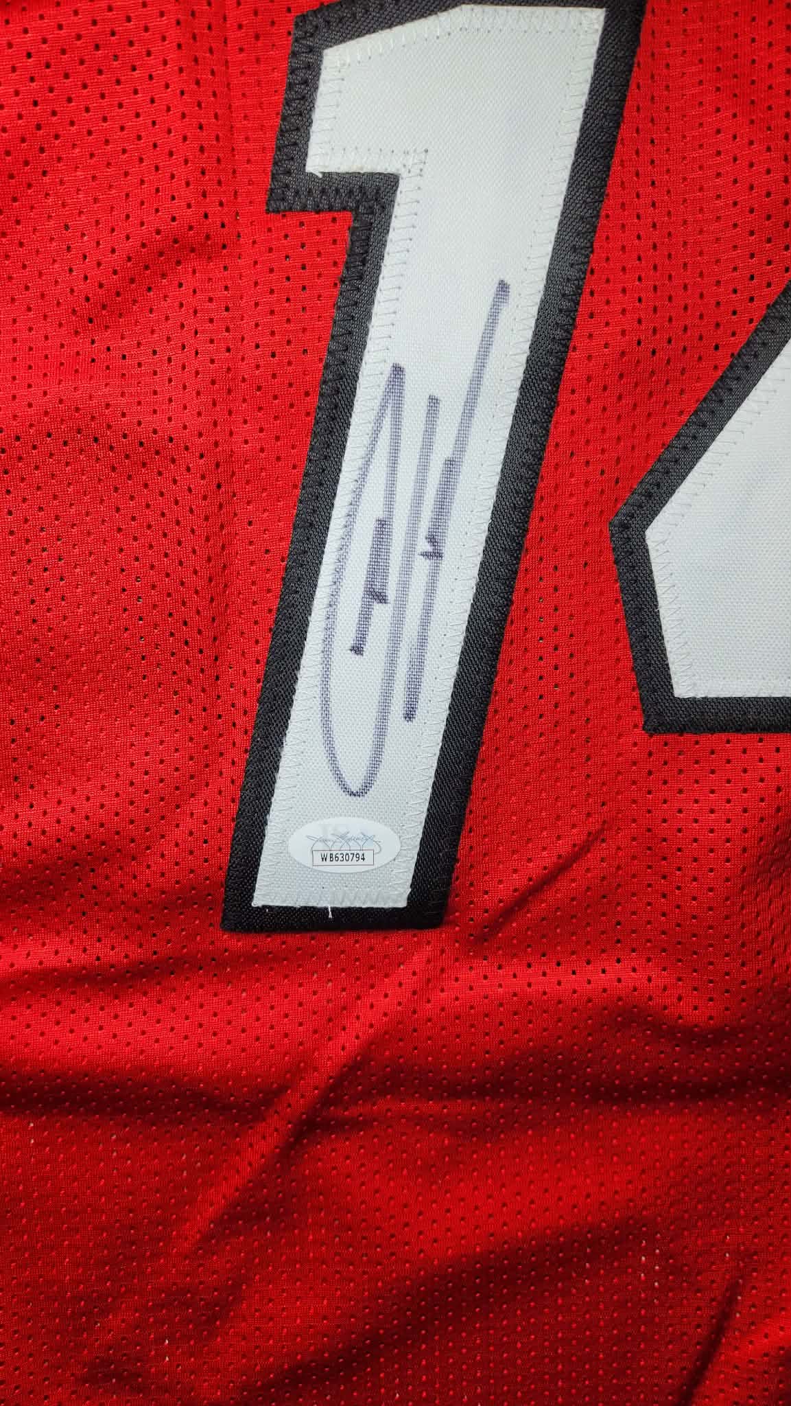 Tyler Herro Autographed Miami Heat Fully Stitched Custom Red Jersey (JSA/BAS Authenticated)