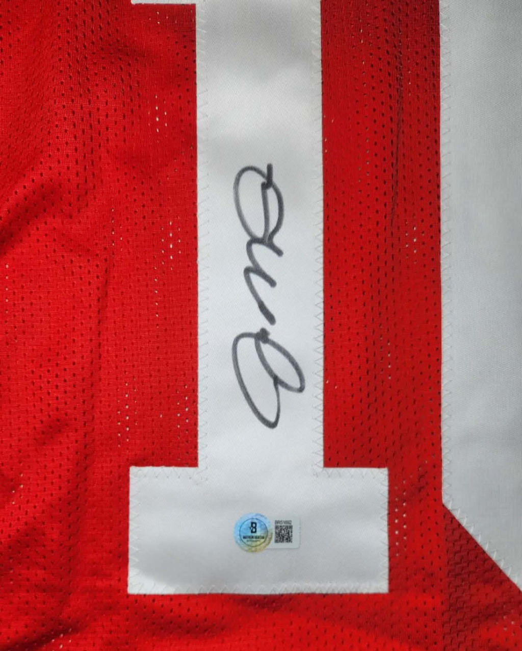 Joe Montana San Francisco 49ers Autographed Stitched Custom Red Jersey - Beckett