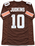 Quinshon Judkins Autographed Cleveland Browns Pro Style Fully Stitched Custom Jersey (JSA Certified)