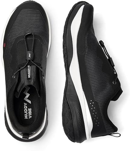 MUDDY VIBE Unisex S-16 Slip On Sneakers Breathable Anti-Slip Outdoor Hiking Lightweight Walking Shoes - Size US W 11.5 / M 10