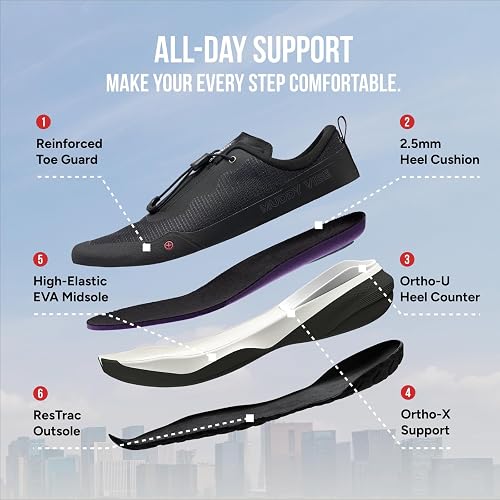 MUDDY VIBE Unisex S-16 Slip On Sneakers Breathable Anti-Slip Outdoor Hiking Lightweight Walking Shoes - Size US W 11.5 / M 10