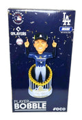 Yoshinobu Yamamoto Los Angeles Dodgers FOCO 2024 World Series Champions 8" Fanatics Exclusive Player In Trophy Bobblehead Champions" Legends of the Diamond" Limited Edition Bobblehead