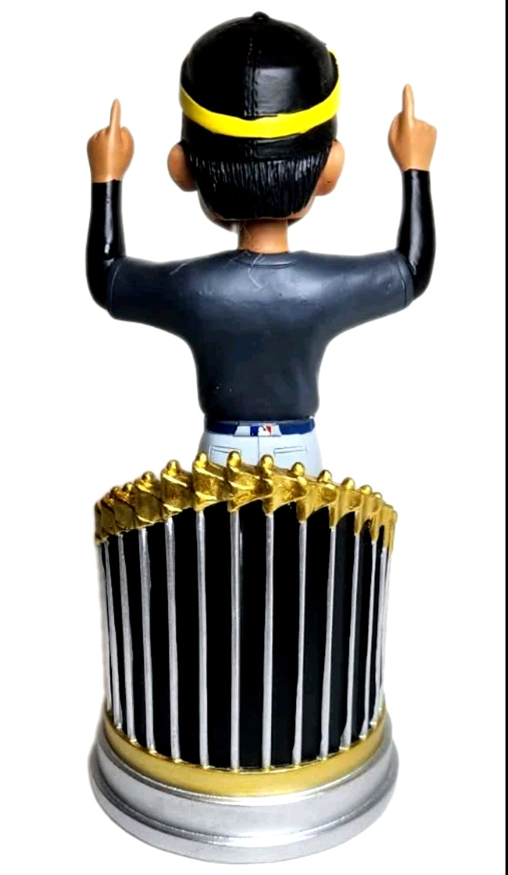 Yoshinobu Yamamoto Los Angeles Dodgers FOCO 2024 World Series Champions 8" Fanatics Exclusive Player In Trophy Bobblehead Champions" Legends of the Diamond" Limited Edition Bobblehead