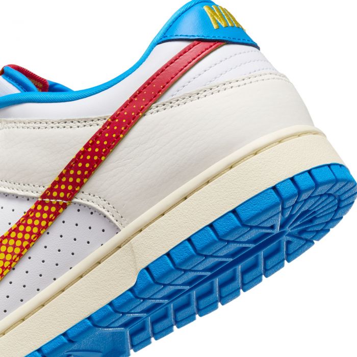 Nike - Men's Dunk Low Retro SE
Pop Art Sail Photo Blue Sail/Tour Yellow/Photo Blue/University Red Shoes - Size US M 8
