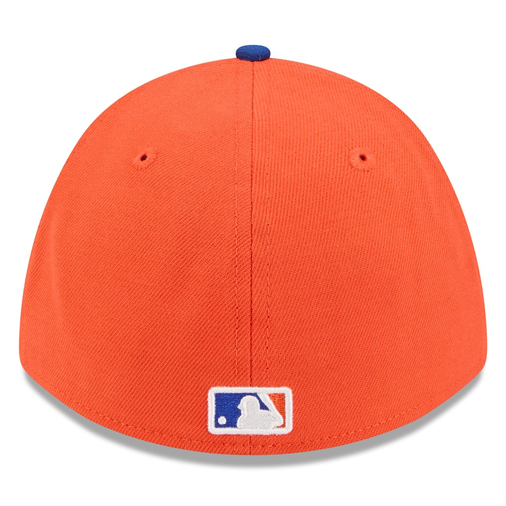 New York Mets New Era 2026 Spring Training M-Crown 39THIRTY Flex Hat - Orange/Royal - Size L/LX - Officially Licensed Gear