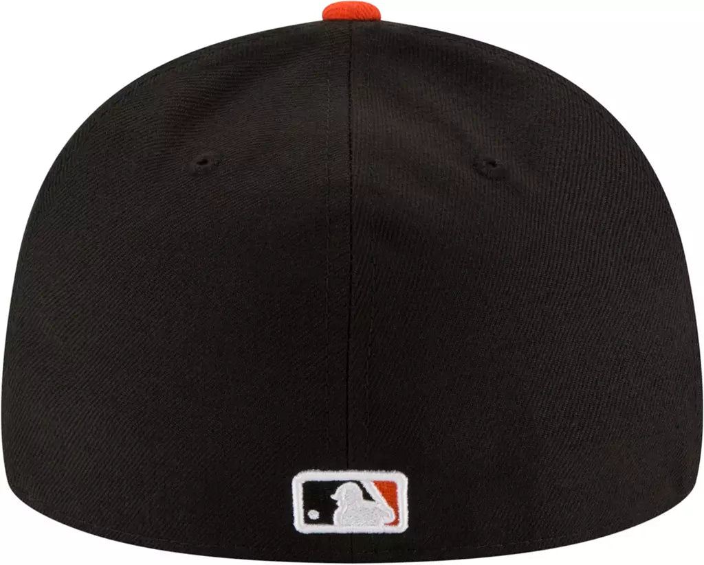 New Era Men's San Francisco Giants 59Fifty Game Black Low Crown Authentic Hat - Size 7 3/4 - Officially Licensed Gear