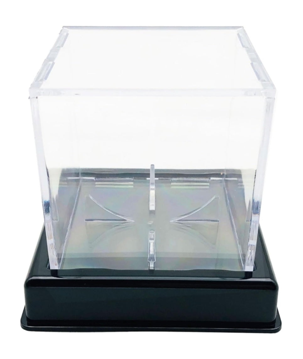 Clear Acrylic Display Cube with Black Base