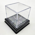Clear Acrylic Display Cube with Black Base
