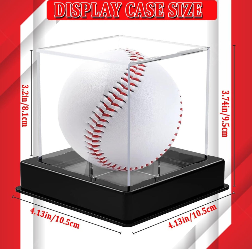Clear Acrylic Display Cube with Black Base