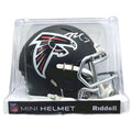 Michael Vick Autographed Atlanta Falcons Matte Black Speed Mini Helmet (Beckett)
