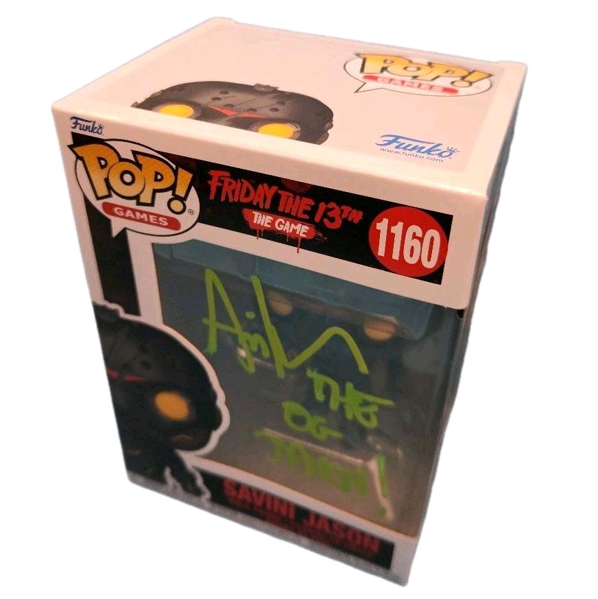 Ari Lehman Actor & Movie Icon Autographed & Inscribed "The OG Jason!" - Friday The 13th (The Game, Saving Jason) Vynal Figure Funko Pop! (Beckett)