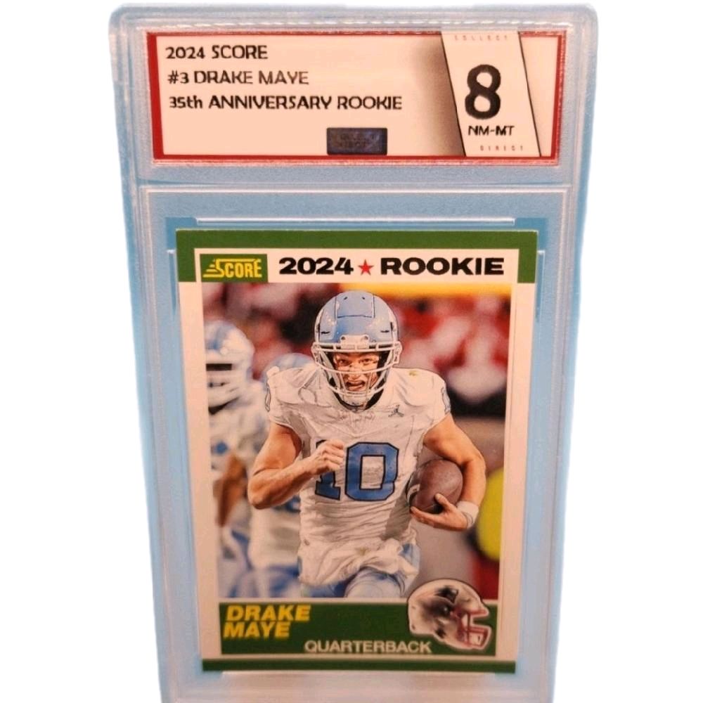 Drake Maye New England Patriots - 2024 Panini Score Football Rookie Card Mint 8