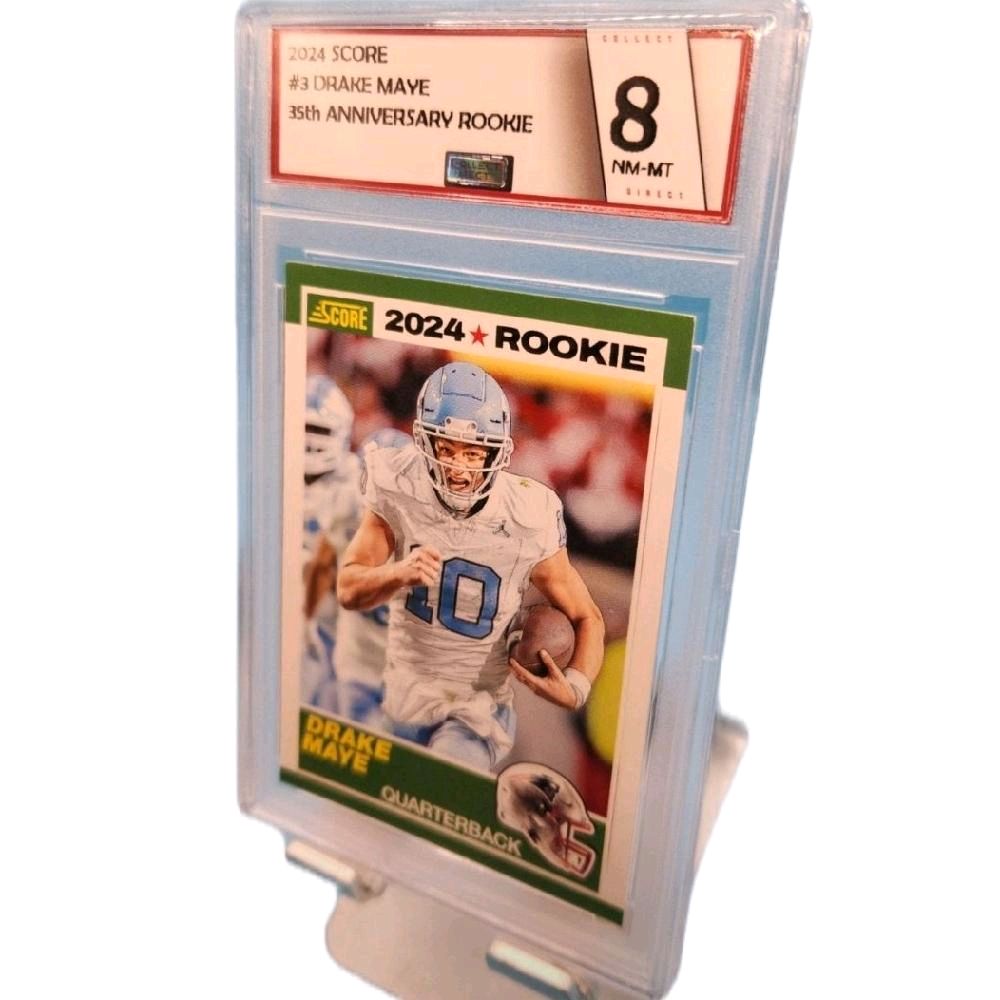 Drake Maye New England Patriots - 2024 Panini Score Football Rookie Card Mint 8