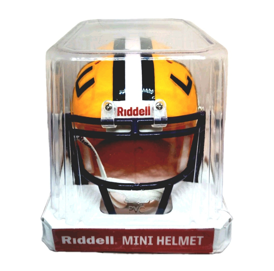 Sai'vion Jones LSU Tigers Autographed Riddell Speed Helmet -Beckett
