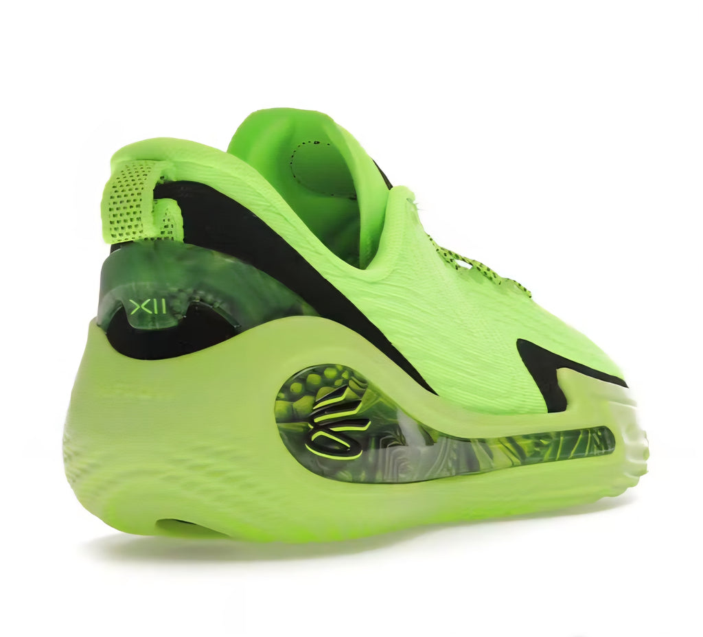 Curry Unisex Flow 12 Gs 'extraterrestrial' In Green Size US 7y