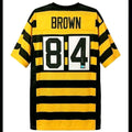 Antonio Brown Pittsburgh Steelers Bumblebee Fully Embroided Custom Autographed Jersey Beckett Authenticated