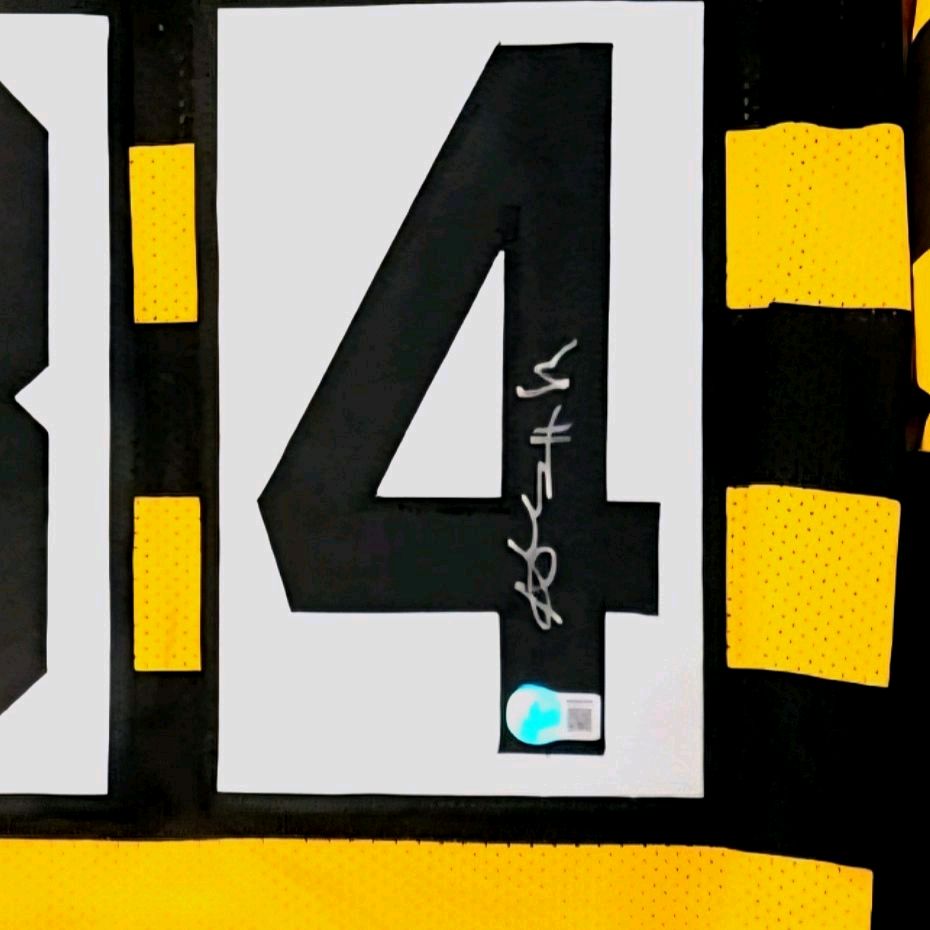 Antonio Brown Pittsburgh Steelers Bumblebee Fully Embroided Custom Autographed Jersey Beckett Authenticated