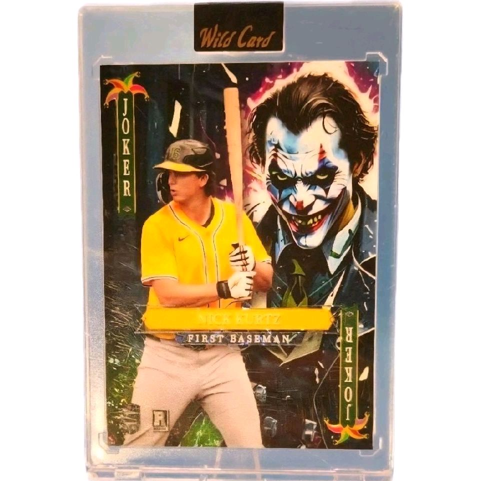 Nick Kurtz - 2025 Wild Cards " Green Joker  Parallel SP 1 of 1 Rookie Card