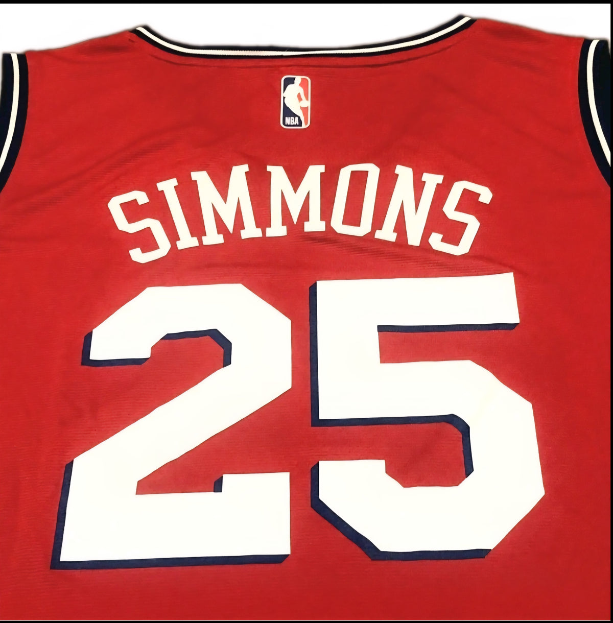 Ben Simmons Philadelphia 76Ers Fanatics Branded Fast Break Replica Red Statement Edition 3D NBA Jersey Size: 2XL