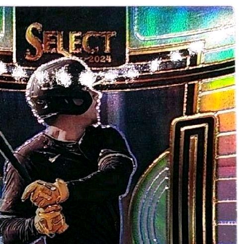 Ethan Salas San Diego Padres 2024 Panini Select Holo Prizm Autograph Card