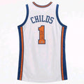 Chris Childs New York Knicks Beckett Autographed Fully Stitched Custom White Jersey Beckett Authenticated