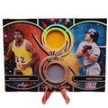 Magic Johnson & Mike Piazza - 2025 Leaf Glory Of The Game "Stars Collide" Dual Game Used Jersey Patch 20/25 Relic Card