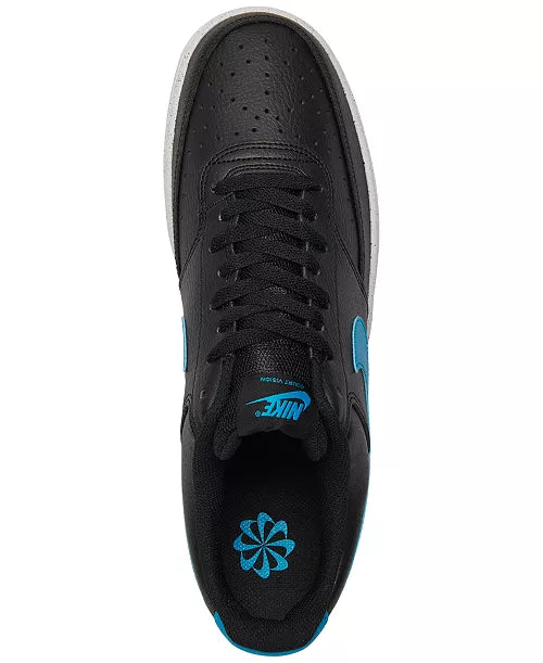 Nike Men's Court Vision Low Next Nature 'Black Laser Blue' DH2987-005 Size 11.5