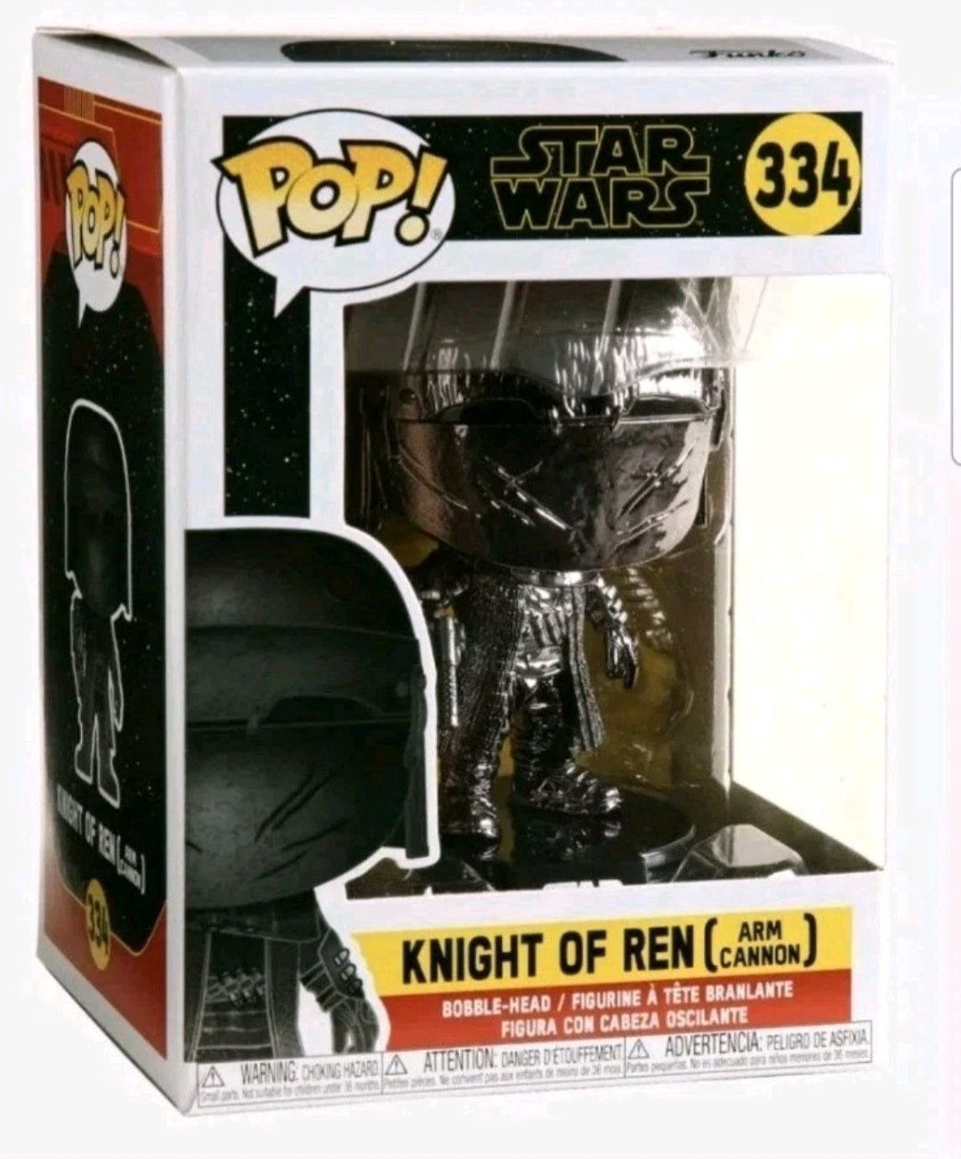 Funko POP Star Wars: Rise of Skywalker - Knight Of Ren -Cannon (Hematite Chrome)