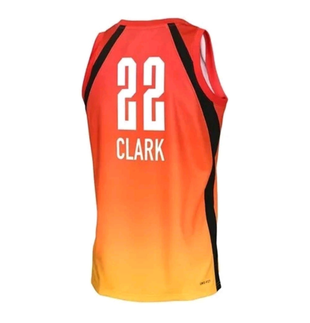 Jordan Boys and Girls Caitlin Clark 2025 WNBA All-Star Game Orange Jersey