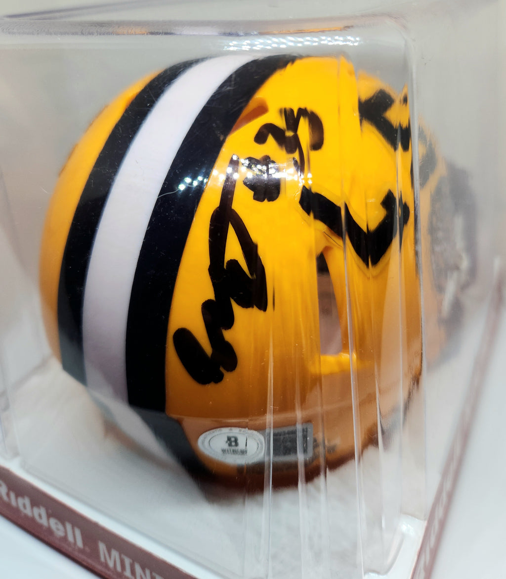 Sai'vion Jones LSU Tigers Autographed Riddell Speed Helmet -Beckett