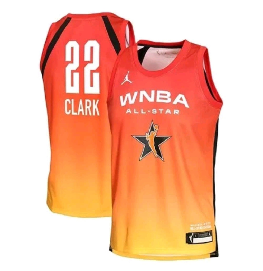 Jordan Boys and Girls Caitlin Clark 2025 WNBA All-Star Game Orange Jersey