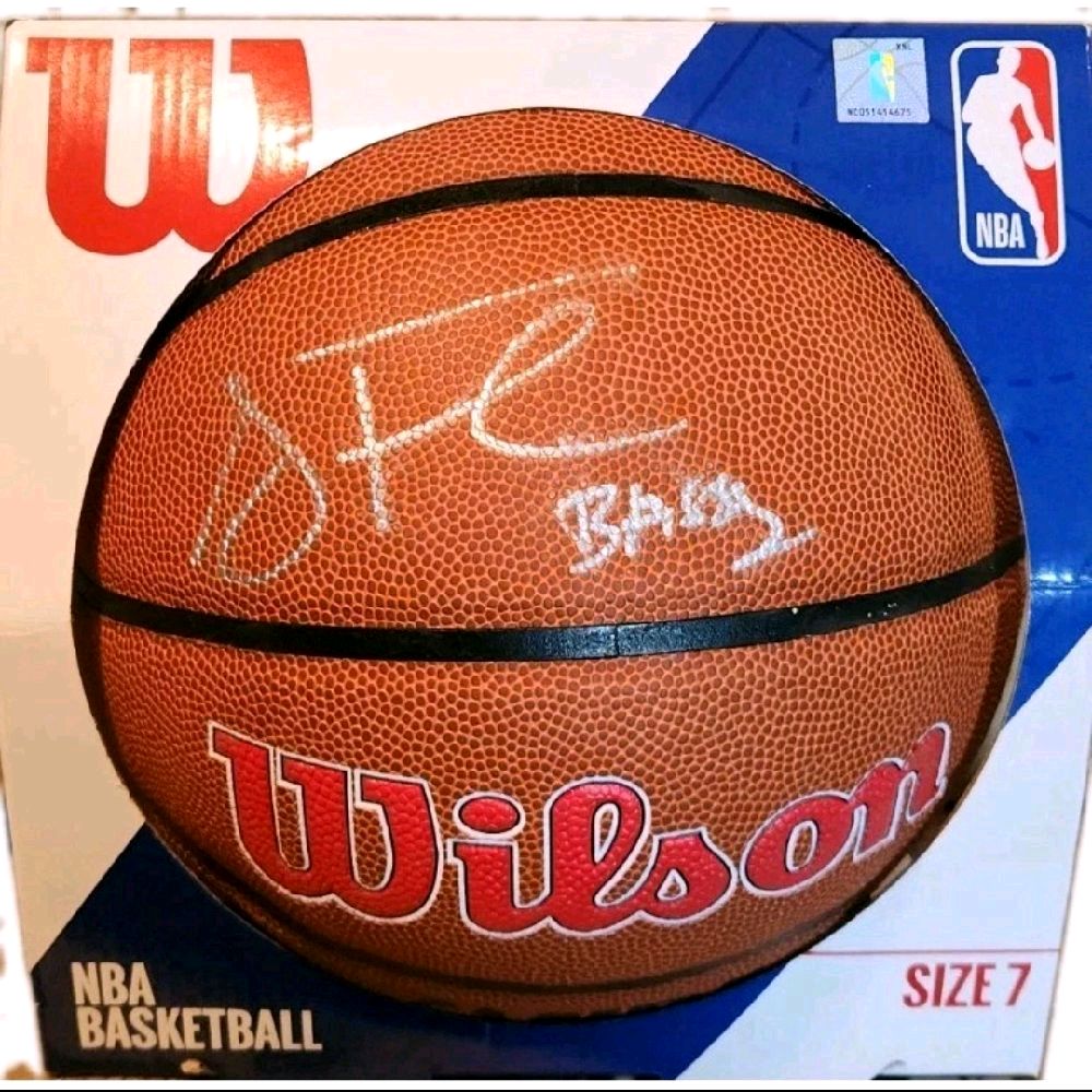 Sebastian Telfair Autographed Portland Trailblazer's Logo Wilson Basketball (JSA Authenticated)