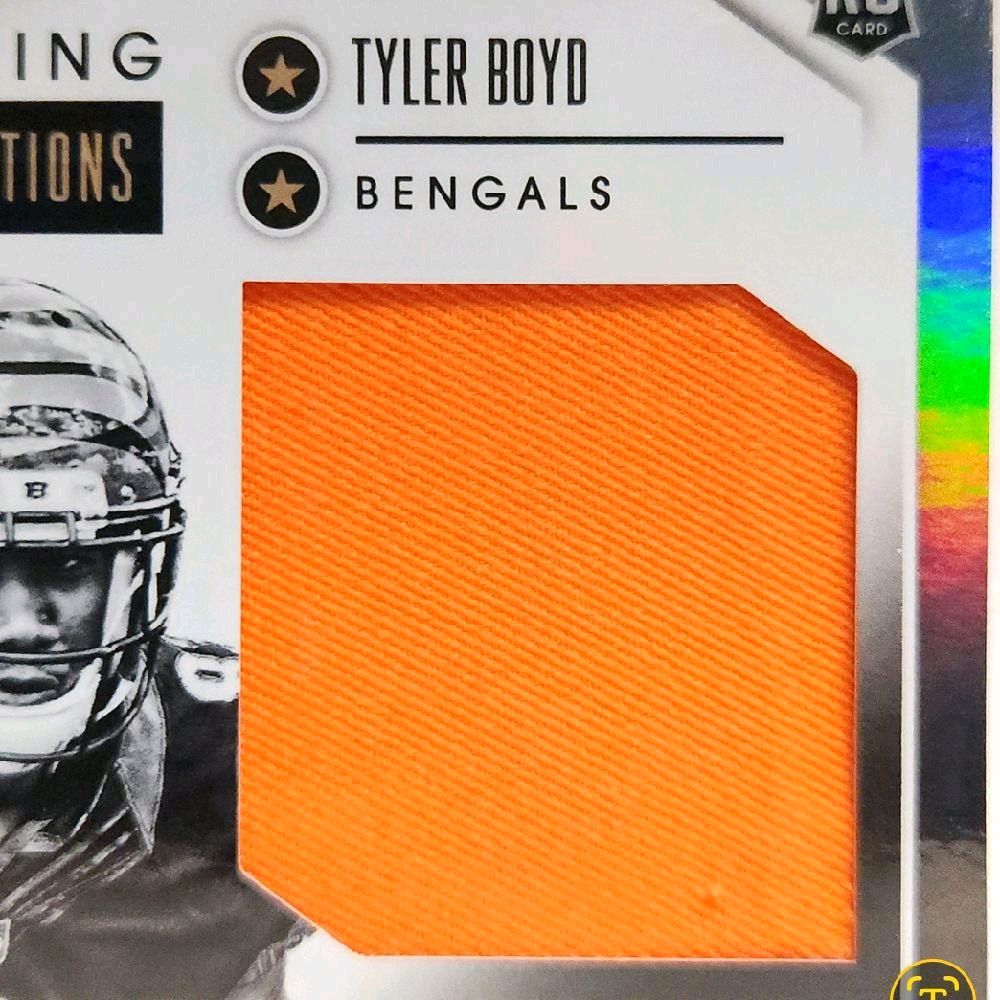 Tyler Boyd - Cincinnati Bengals 2016 Panini Gala "Coming Attractions" 48 of 49 Game-Worn Jersey Materials Rookie Card