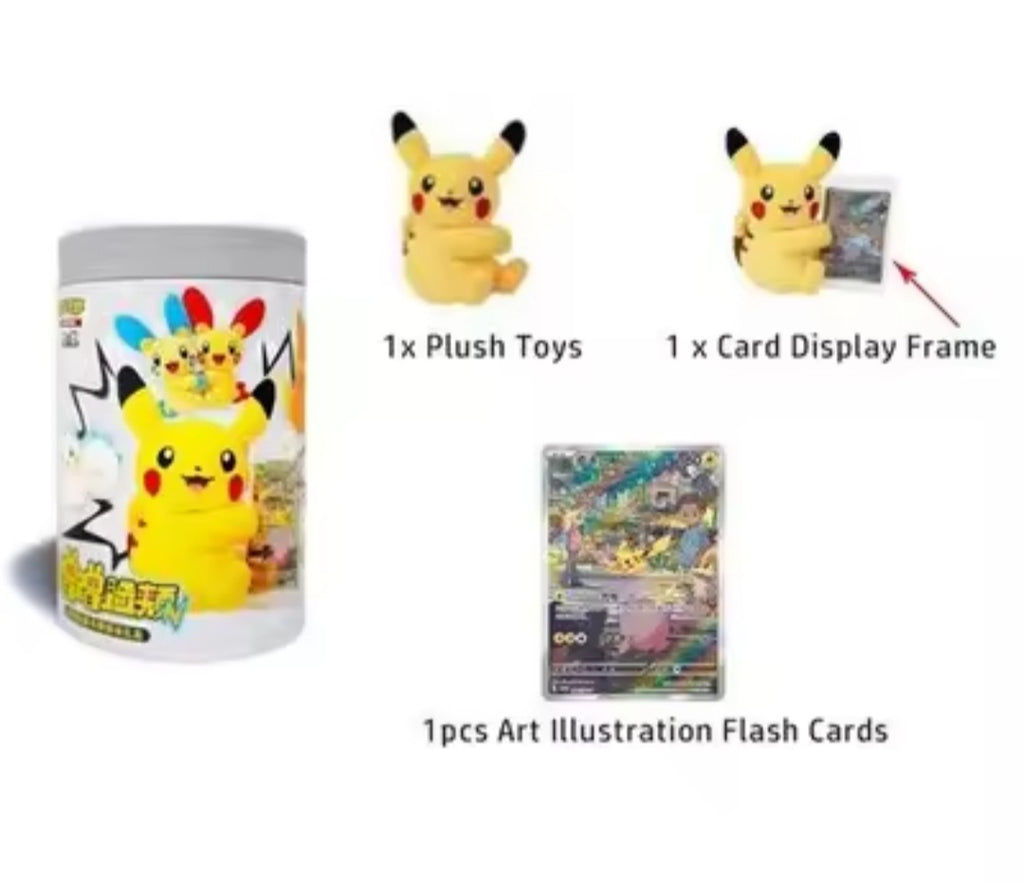 Pokémon TCG: Nuzzle Cheeks Plush Toy Card Display Blind Box (S-Chinese)