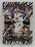 Joe Flacco - Cleveland Browns 2023 Panini Select Concourse Zebra Prizm Die-Cut Card #26 (Case Hit)