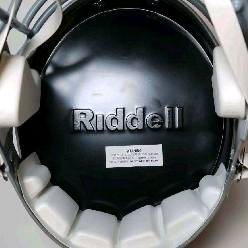Geno Smith Autographed Las Vegas Raiders Full Size Riddell Speed Replica Helmet (Fanatics Certified)