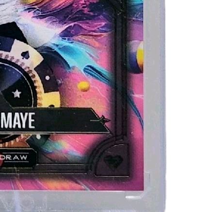 Drake Maye New England Patriots 1 of 1 - 2024 Wild Card "Card Draw 5 Pink Swirl Easter Eggs" New Rookie Card
