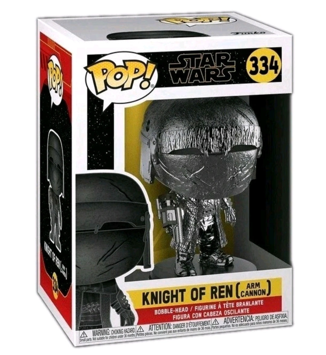 Funko POP Star Wars: Rise of Skywalker - Knight Of Ren -Cannon (Hematite Chrome)