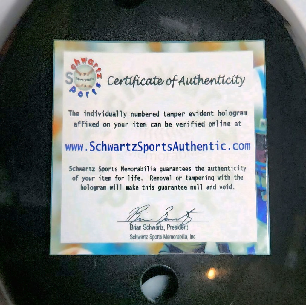 Frank Thomas Autographed Chicago White Sox Batting Helmet Replica (Schwarz Sports Authenticated)