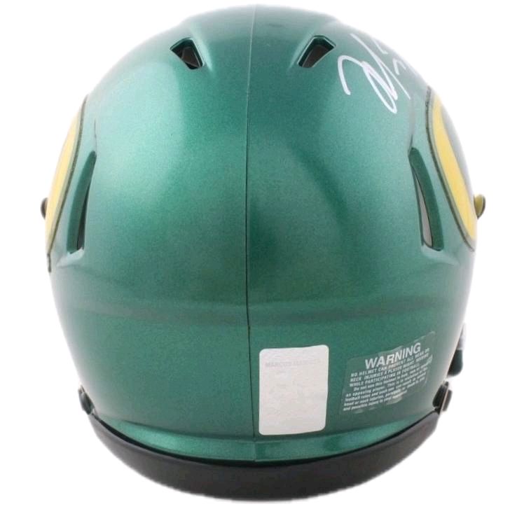 Marcus Mariota Autographed Oregon Ducks Authentic Riddell Speed Mini Helmet W/ Authenticity Hologram