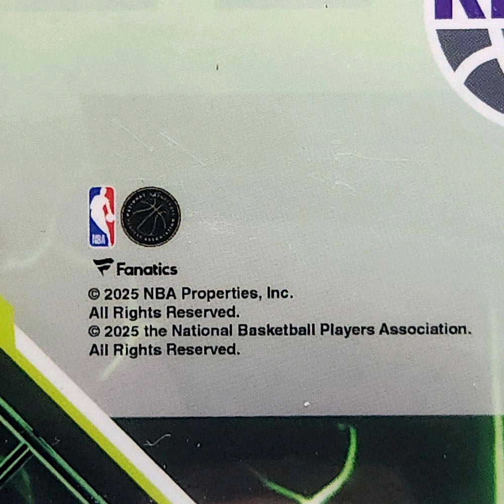 Zach Lavine Sacramento Kings Autographed 2025-2026 Green Emanate Collectible 8" X 10" Photo - Limited Edition 41 of 99