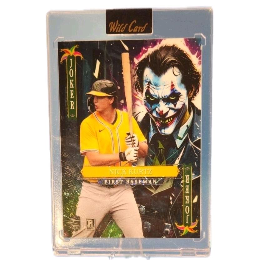 Nick Kurtz - 2025 Wild Cards "Joker Green Parallel SP 1 of 1 Rookie Card