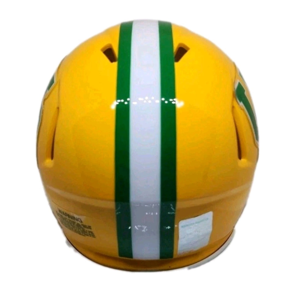 Marcus Mariota Throwback Oregon Ducks Autographed Riddell Mini Helmet - Marcus Mariota Authenticated Services