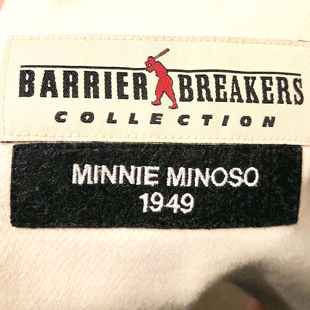 New York Cubans - Minnie Minoso #9 Authentic Black Diamond Barrier Breakers 1949 Vintage Jersey