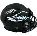 Michael Vick Philadelphia Eagles Autographed Black 2025 Riddell Speed Helmet - Beckett