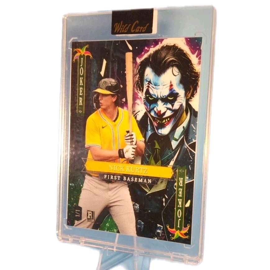 Nick Kurtz - 2025 Wild Cards " Green Joker  Parallel SP 1 of 1 Rookie Card