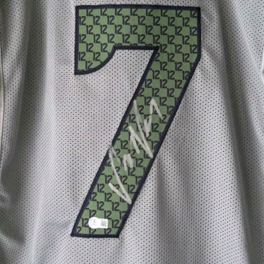 Uchenna Nwosu 2026 Superbowl Champion Autographed Seattle Seahawks Fully Stitched Custom Jersey (Beckette Authenticated)