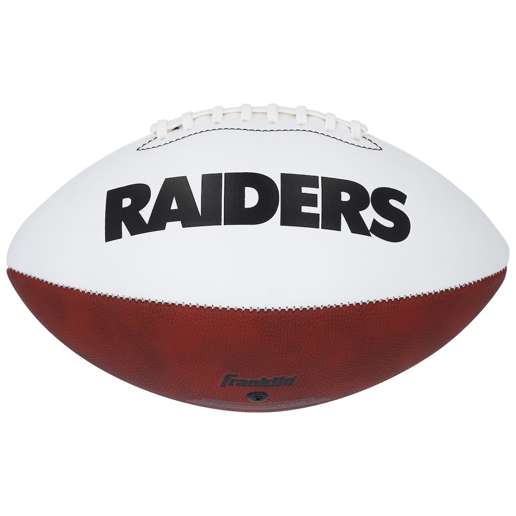 Geno Smith Las Vegas Raiders Fanatics Authentic Autographed Franklin White Panel Football